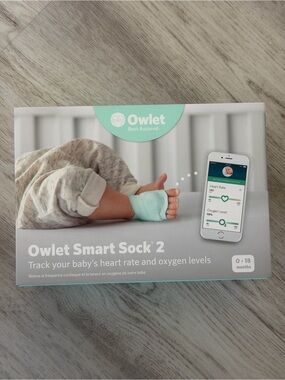 Owlet Smart Sock 2 Baby Monitor Sock in Mint